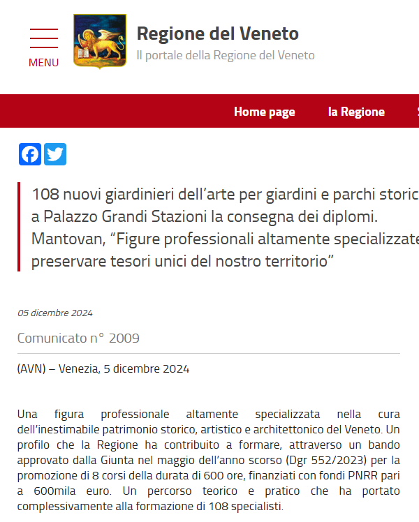 108 nuovi giardinieri dell’arte per giardini e parchi storici-1