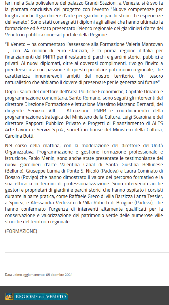 108 nuovi giardinieri dell’arte per giardini e parchi storici-2