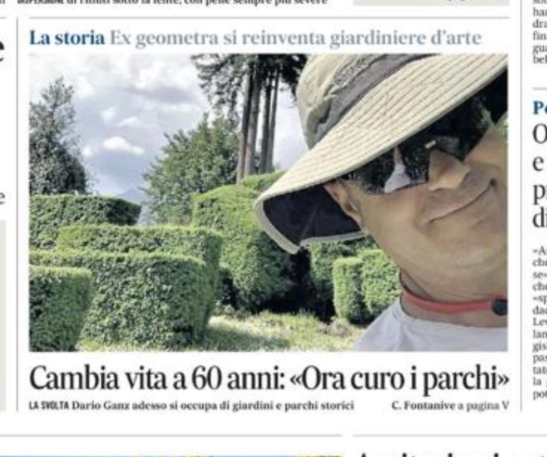 dario ganz giardiniere d'arte